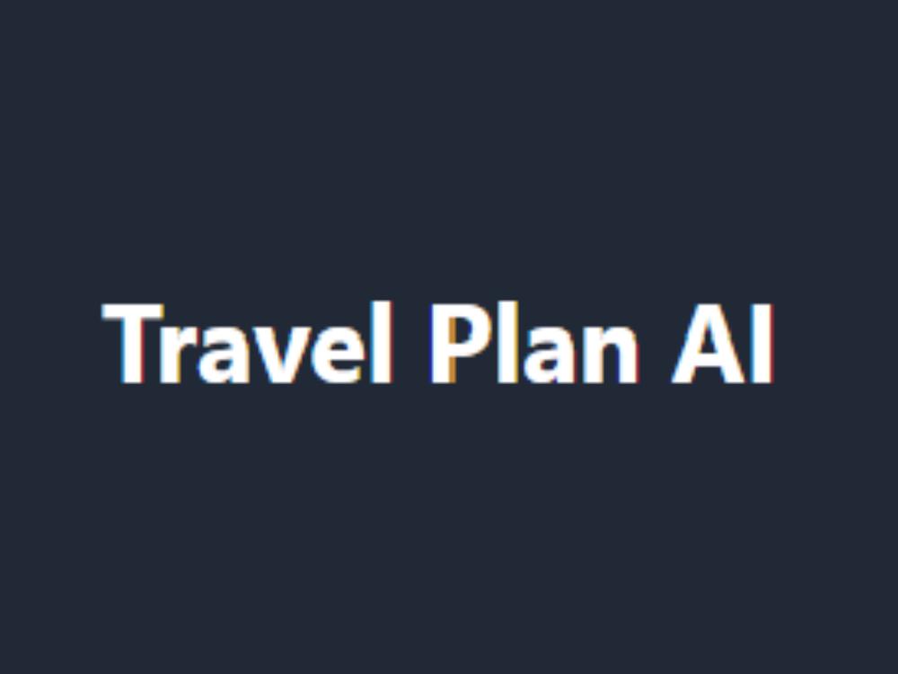 Travel plan ai logo
