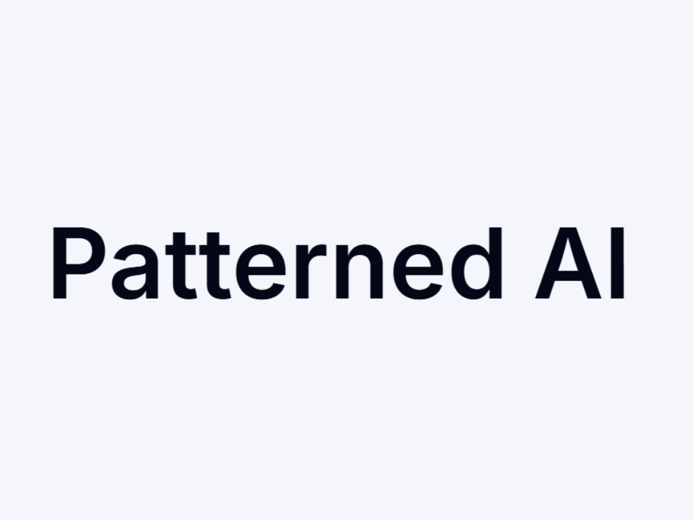 patterned logo